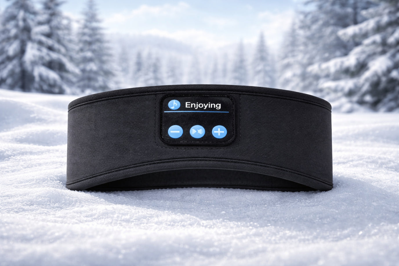 Enjoying Ski Bluetooth Band
