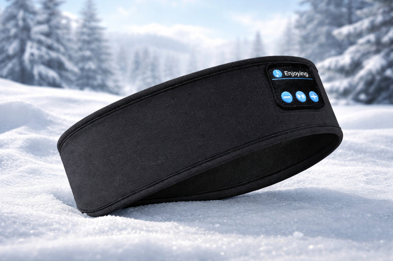 Enjoying Ski Bluetooth Band
